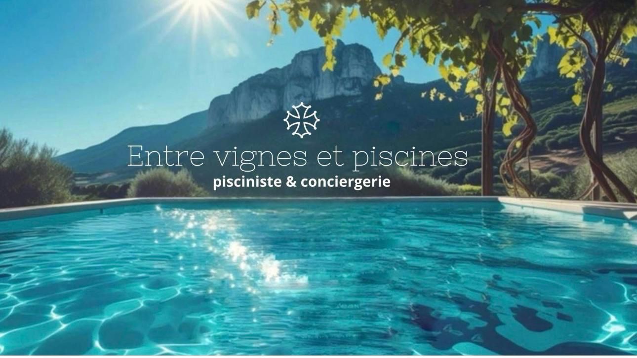 Entre vignes et piscines - Piscine avec vue sur montagnes